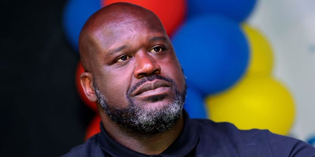 El ex jugador de la NBA Shaquille O'Neal asiste a la inauguración de Shaq Courts en el Doolittle Complex donado por Icy Hot y la Fundación Shaquille O'Neal en asociación con la ciudad de Las Vegas el 23 de octubre de 2021 en Las Vegas.