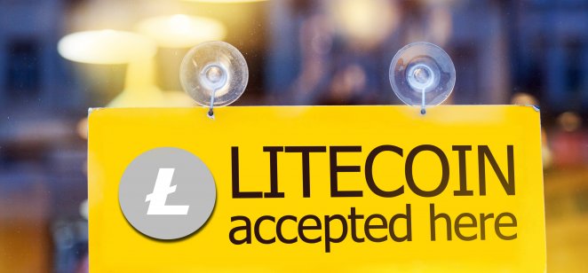 Firmar sayimh 'Litecoin bienvenido aquí'