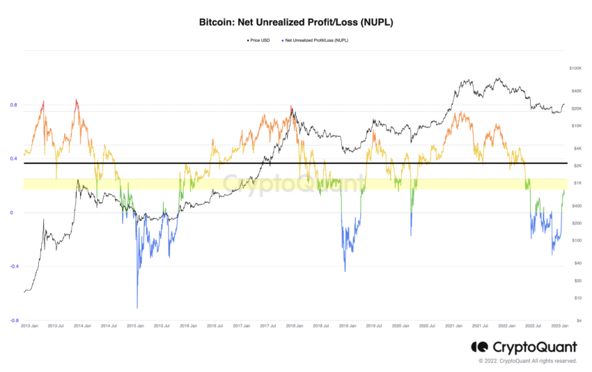 Bitcoin BTC NUPL