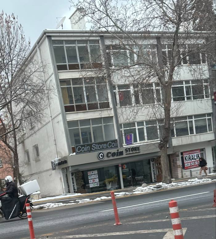 Una tienda de monedas en Ankara