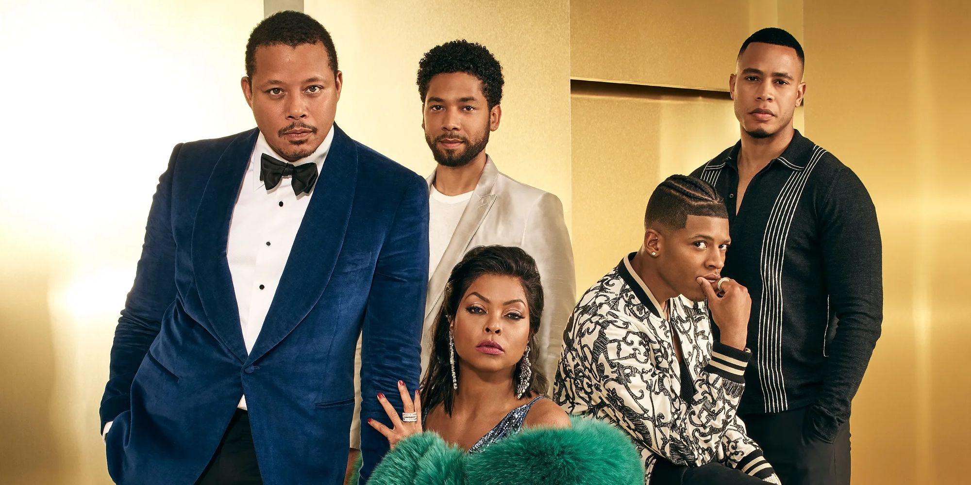 El elenco principal de Empire posando para una imagen promocional.