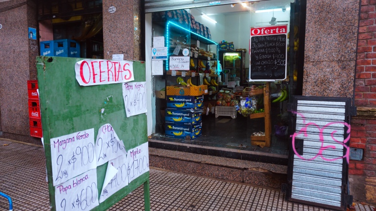 Una tienda en Buenos Aires, Argentina.