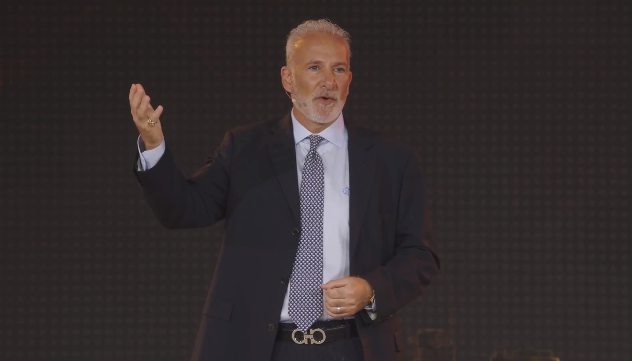 Peter Schiff en el escenario 