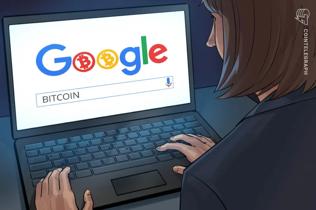 Las búsquedas de "criptomonedas" en Google caen a niveles de 2020