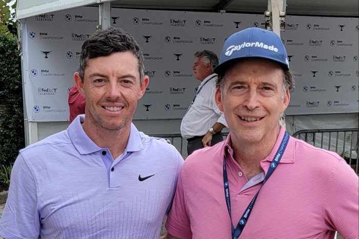 Rory McIlroy con Mark Broadie