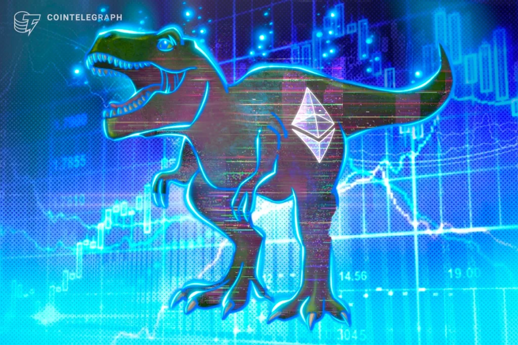 Tokens inactivos de Ether valorados en USD 116 millones se mueven después de 8 años