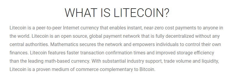 Litecoin a través de Litecoin.org