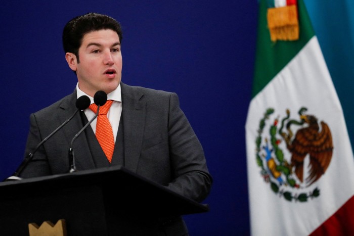 Gobernador de Nuevo León Samuel García 