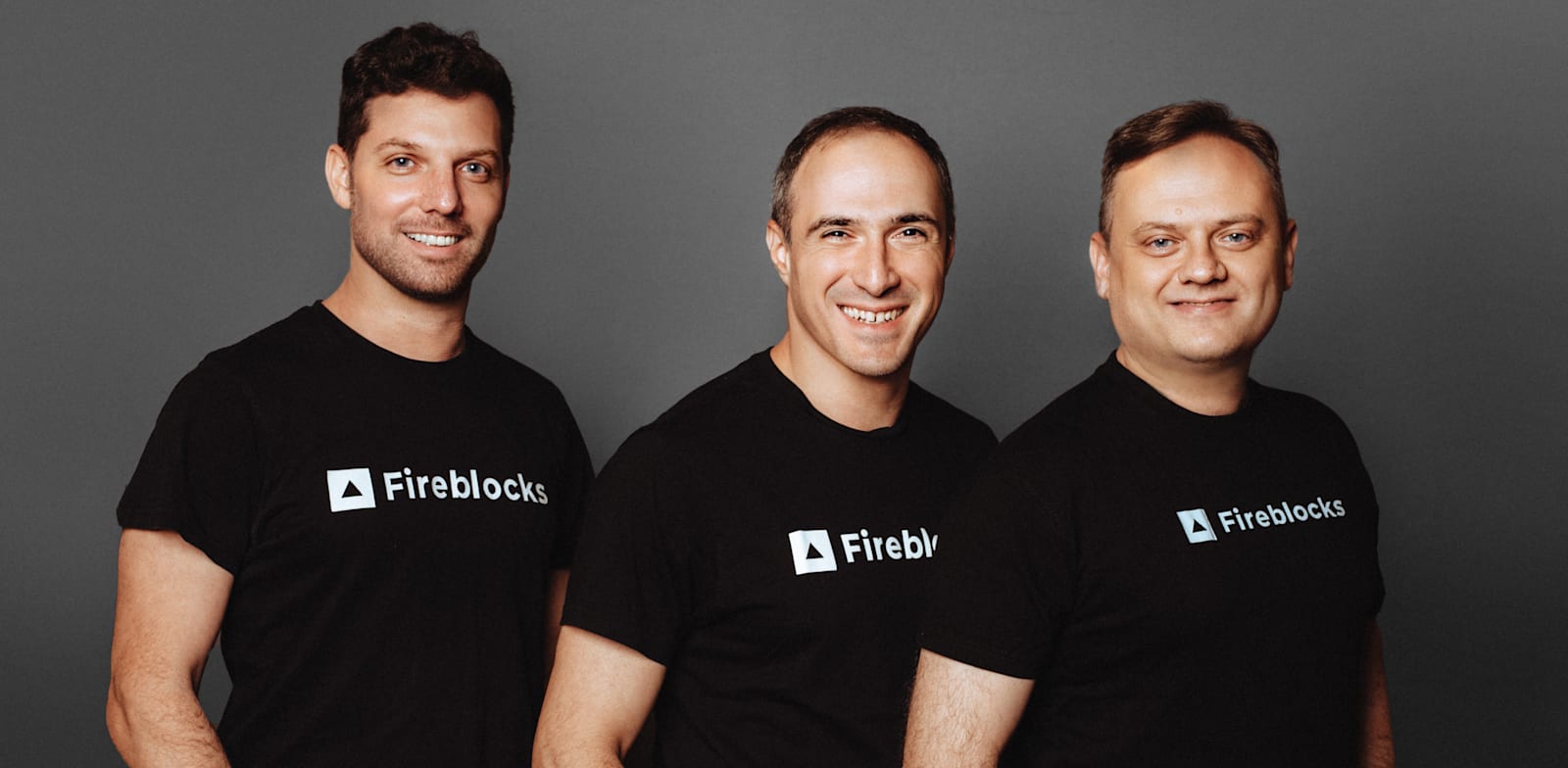 Los fundadores de Fireblocks, Idan Ofrat, Michael Shaulov y Pavel Berengoltz, crédito: relaciones públicas