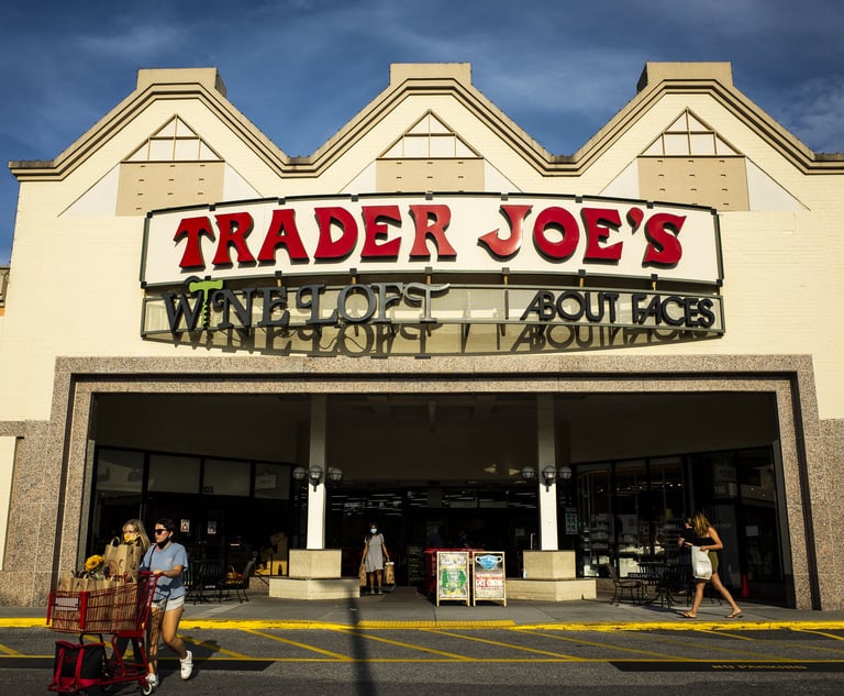 Supermercado Trader Joe's en Baltimore, MD.  22 de agosto de 2020.