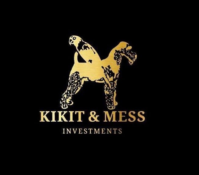 El logotipo de Kikit & Mess Investments.  El propietario de la compañía, el inversionista en criptomonedas y mercados extranjeros de El Paso, Abner Alejandro Tinoco, se declaró culpable de defraudar a clientes por millones de dólares.