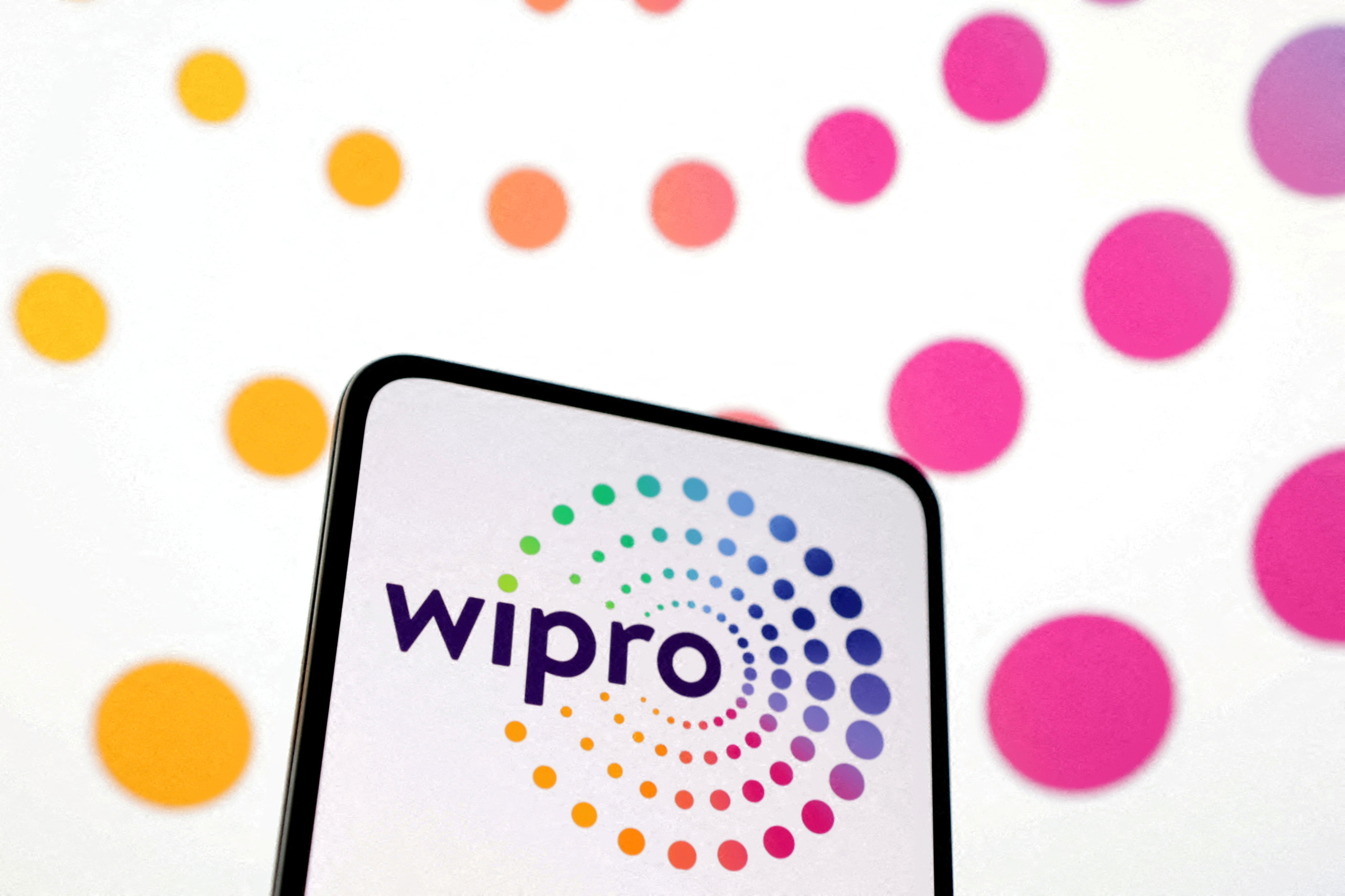 La ilustración muestra el logotipo de Wipro Ltd. FUENTE: REUTERS