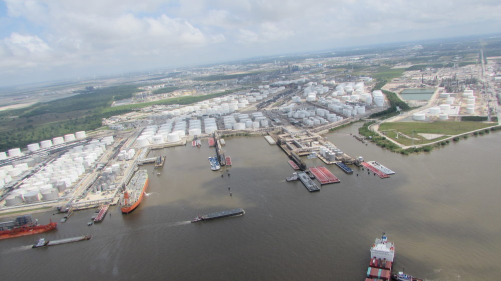 Antena del canal de navegación de Houston