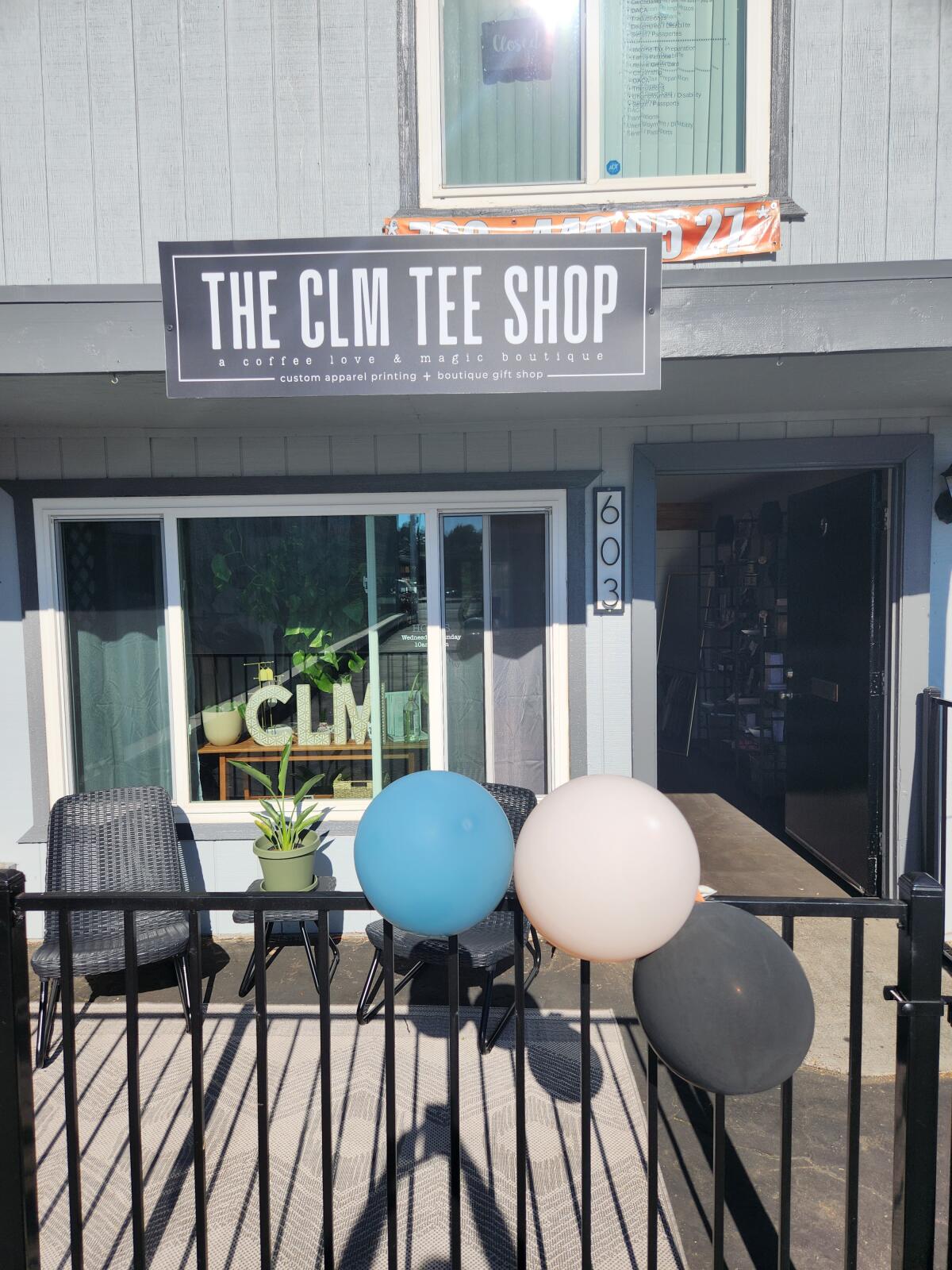 The CLM Tee Shop en su día de inauguración, el 4 de noviembre.