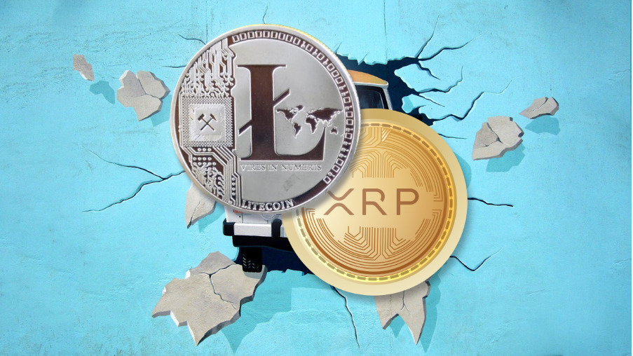 ¿Cuándo romperán Ripple (XRP) y Litecoin (LTC) los niveles de resistencia clave?