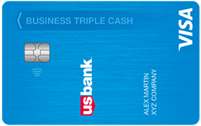 Tarjeta comercial Visa® con recompensas triples en efectivo de US Bank