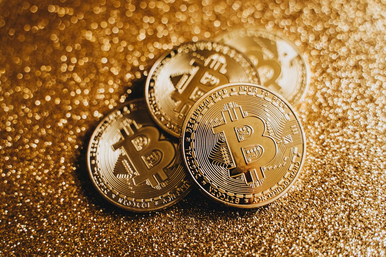 Polvo de oro de bitcoins