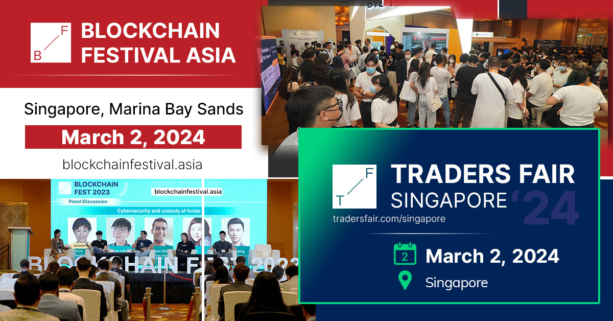 Feria de comerciantes de Singapur y Festival Blockchain 2024: una combinación innovadora de finanzas y Blockchain en Marina Bay Sands, Singapur