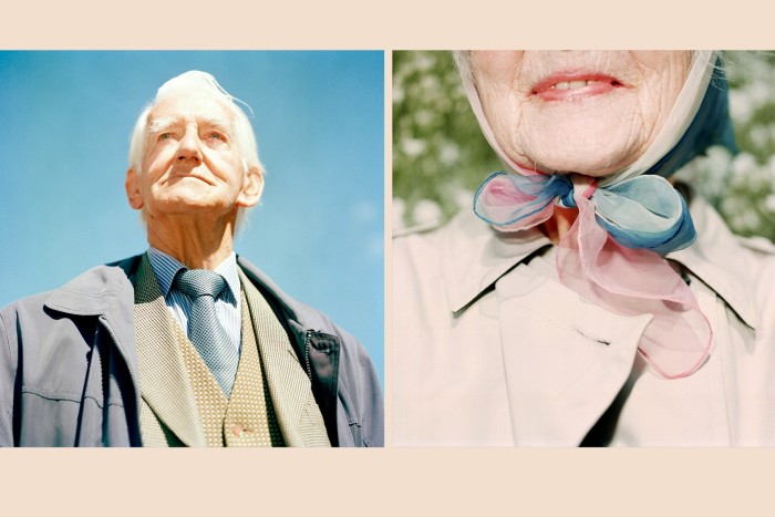 Fotografías de personas mayores en un día soleado.