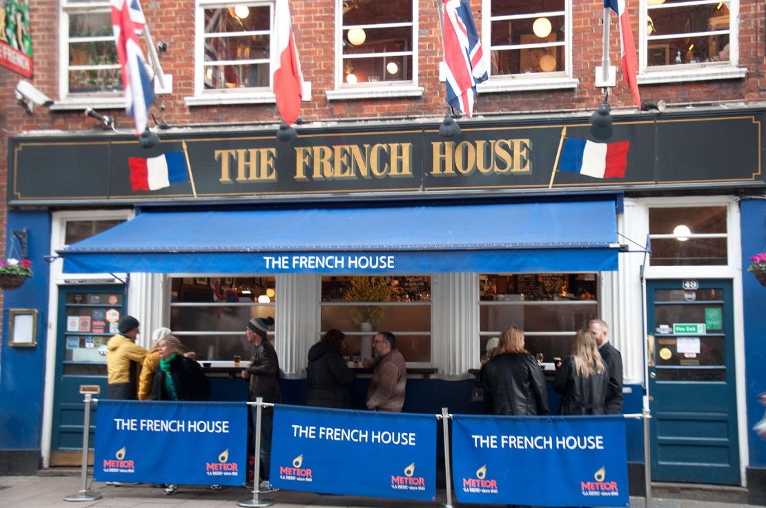 La Casa Francesa, anteriormente conocida como el Ministro de York, es un pub y comedor en el Soho, Londres, vista aquí en febrero de 2024.