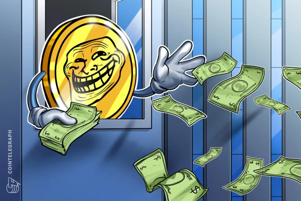 Trader gana USD 6M tras gastar USD 8,000 en memecoin de Ethereum