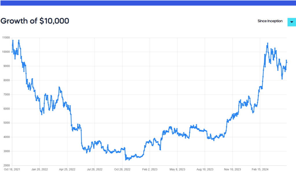 Mejor ETF criptográfico por rendimiento en 2024 - 1