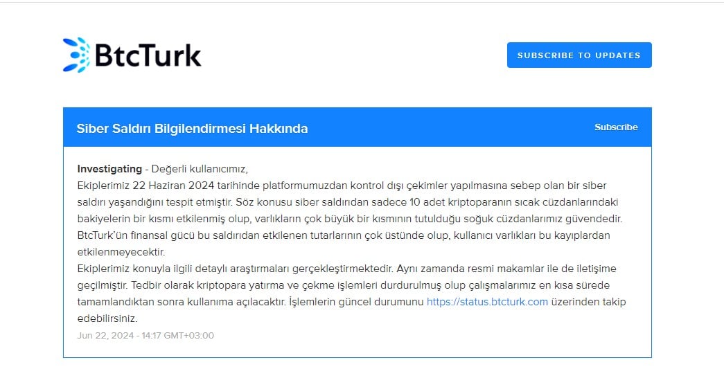 Hackear BtcTurk