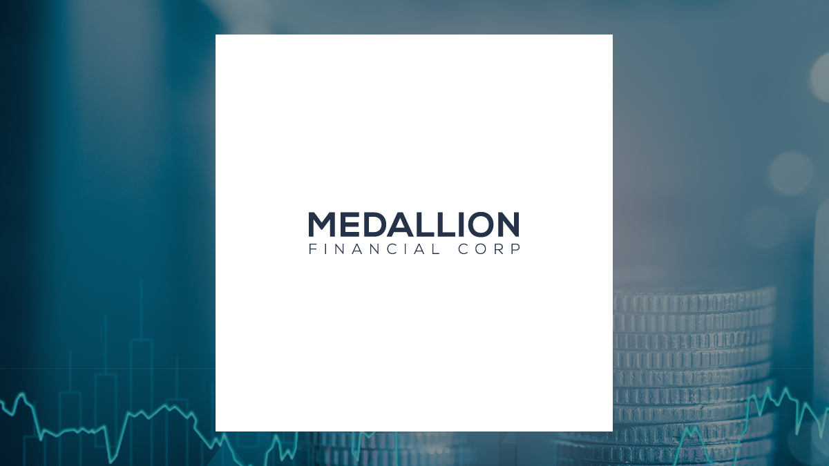 Logotipo financiero medallón