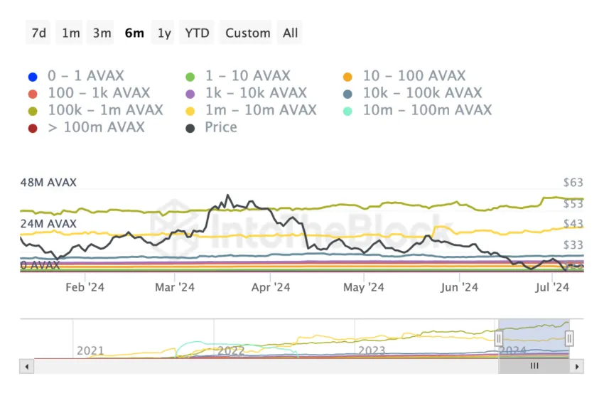 Las ballenas criptográficas de AVAX se acumulan