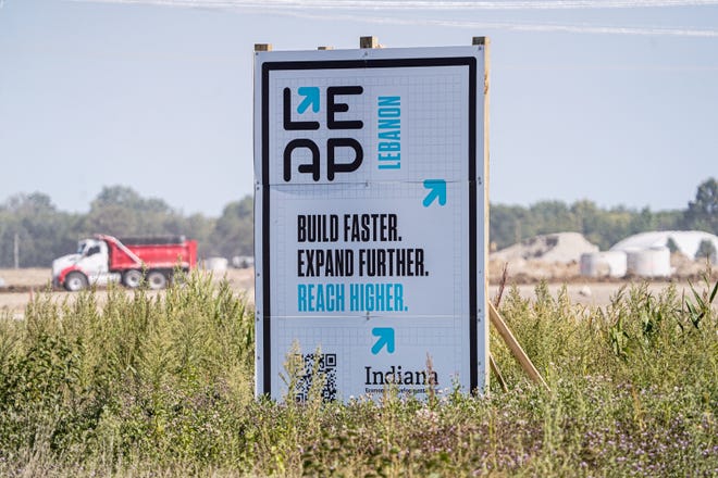 La construcción comenzará en el nuevo Distrito de Innovación e Investigación LEAP el miércoles 14 de septiembre de 2023, en la intersección de Witt Rd. y Lower Simmons Rd. en Lebanon Ind.