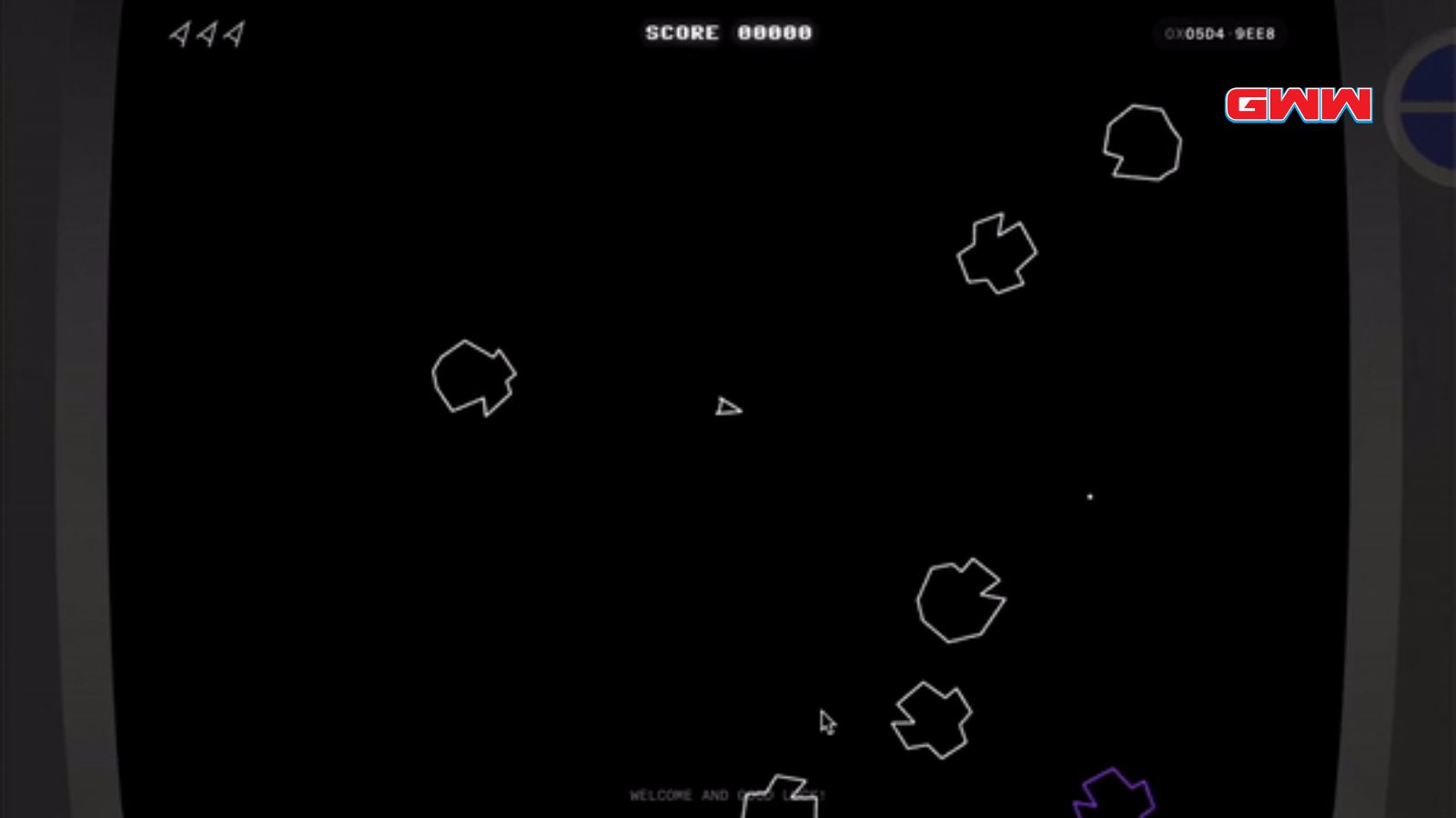 Juego de Asteroids de Atari