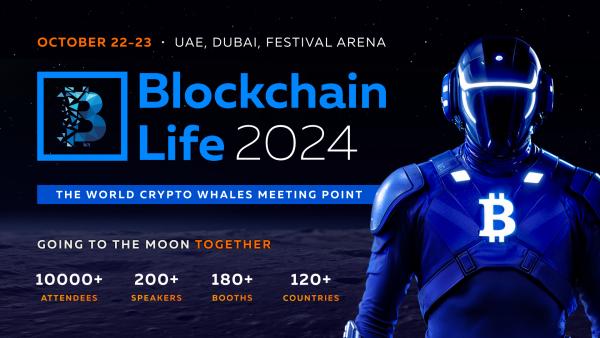 Blockchain Life 2024 se celebrará en Dubái en el pico del mercado alcista