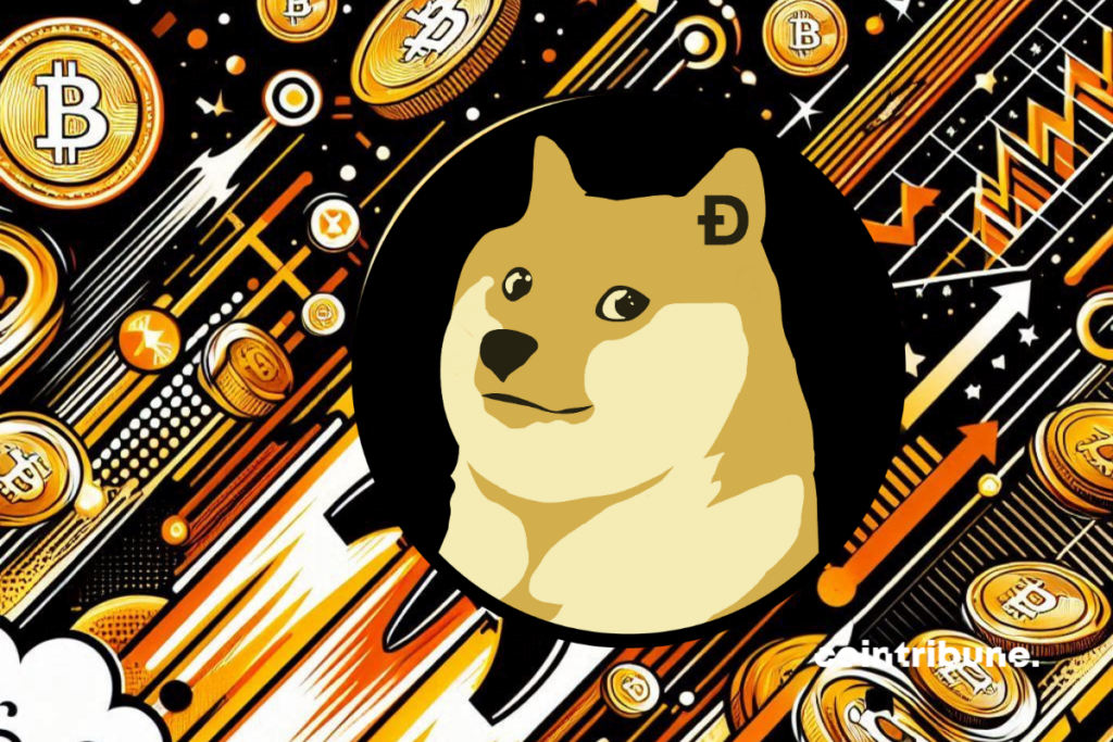 El monte de las criptomonedas Dogecoin