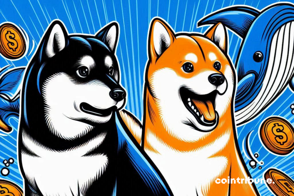 Perros Shiba Inu y ballenas