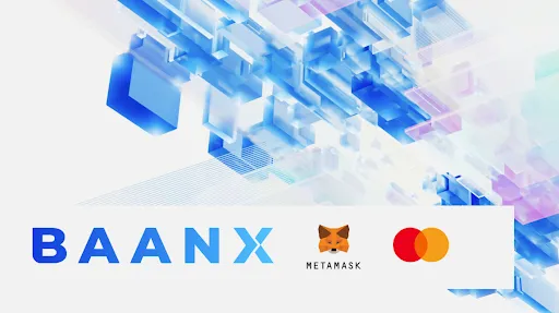 Esta innovadora alianza se dio entre BAANX, MetaMask y Mastercard. No obstante, aún se encuentra en prueba piloto. Fuente: Baanx en X.