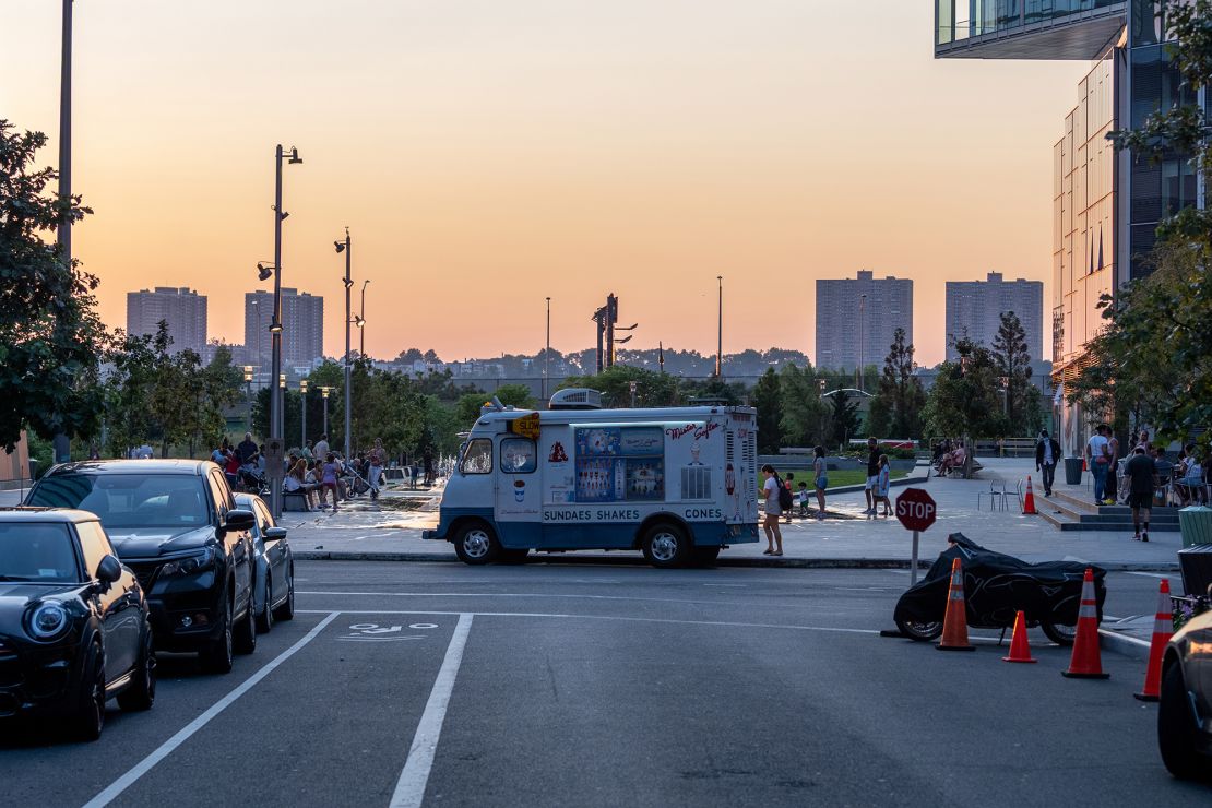 Un camión de helados Mister Softee en agosto de 2020 en la ciudad de Nueva York.