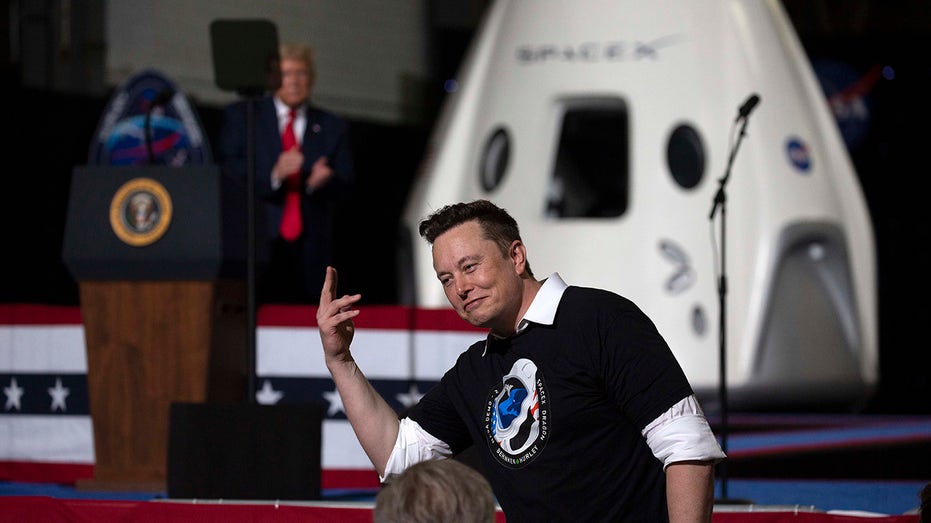 Elon Musk en un evento de Trump