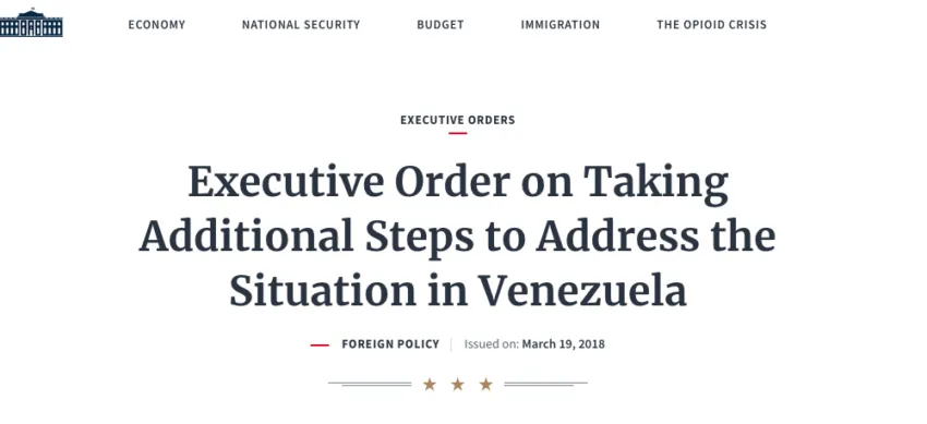 El ex presidente de EEUU, Donald Trump, prohibió las operaciones con cualquier moneda o token digital emitido por el Estado venezolano
Venezuela criptomonedas