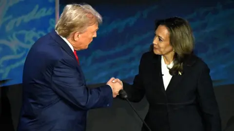 Imágenes de Getty Donald Trump y Kamala Harris