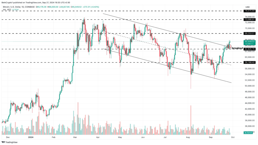 Análisis diario del precio de Bitcoin. 