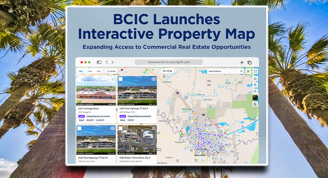 Brownsville Community Improvement Corporation (BCIC) anuncia el lanzamiento de su nuevo Interactive Property Map, una plataforma digital diseñada para ampliar el acceso a bienes raíces comerciales en Brownsville. Imagen de cortesía 