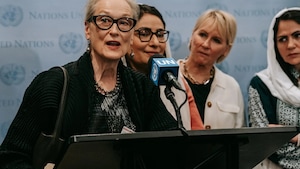 Meryl Streep destaca en la ONU la difícil situación de las mujeres afganas