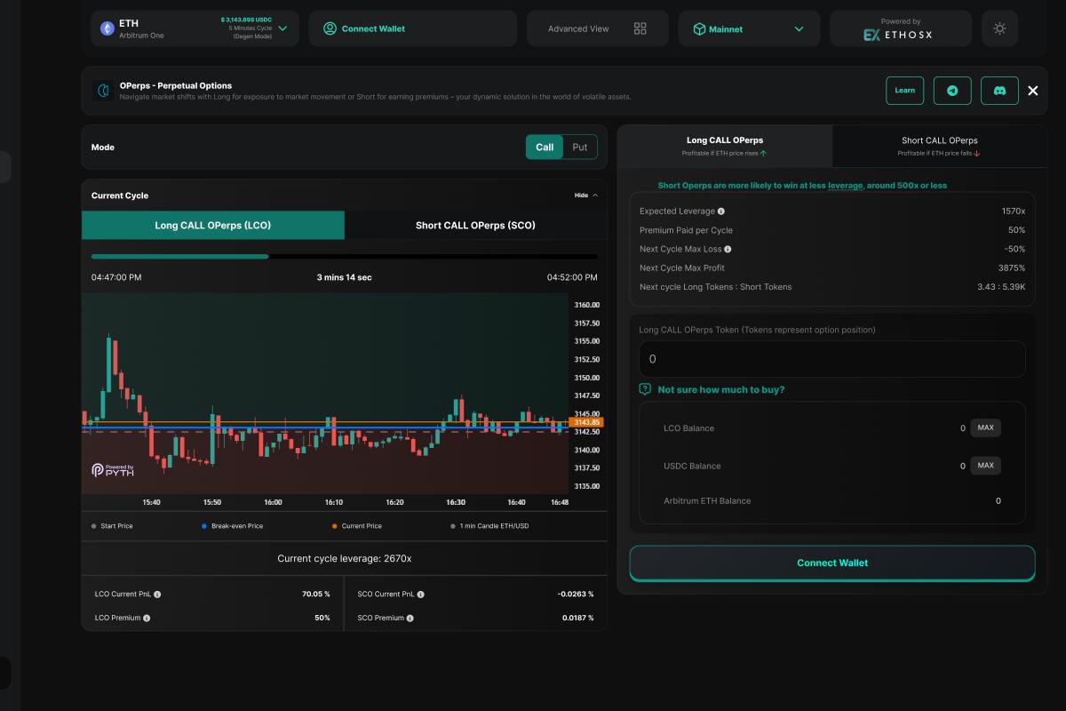 EthosX - panel de control