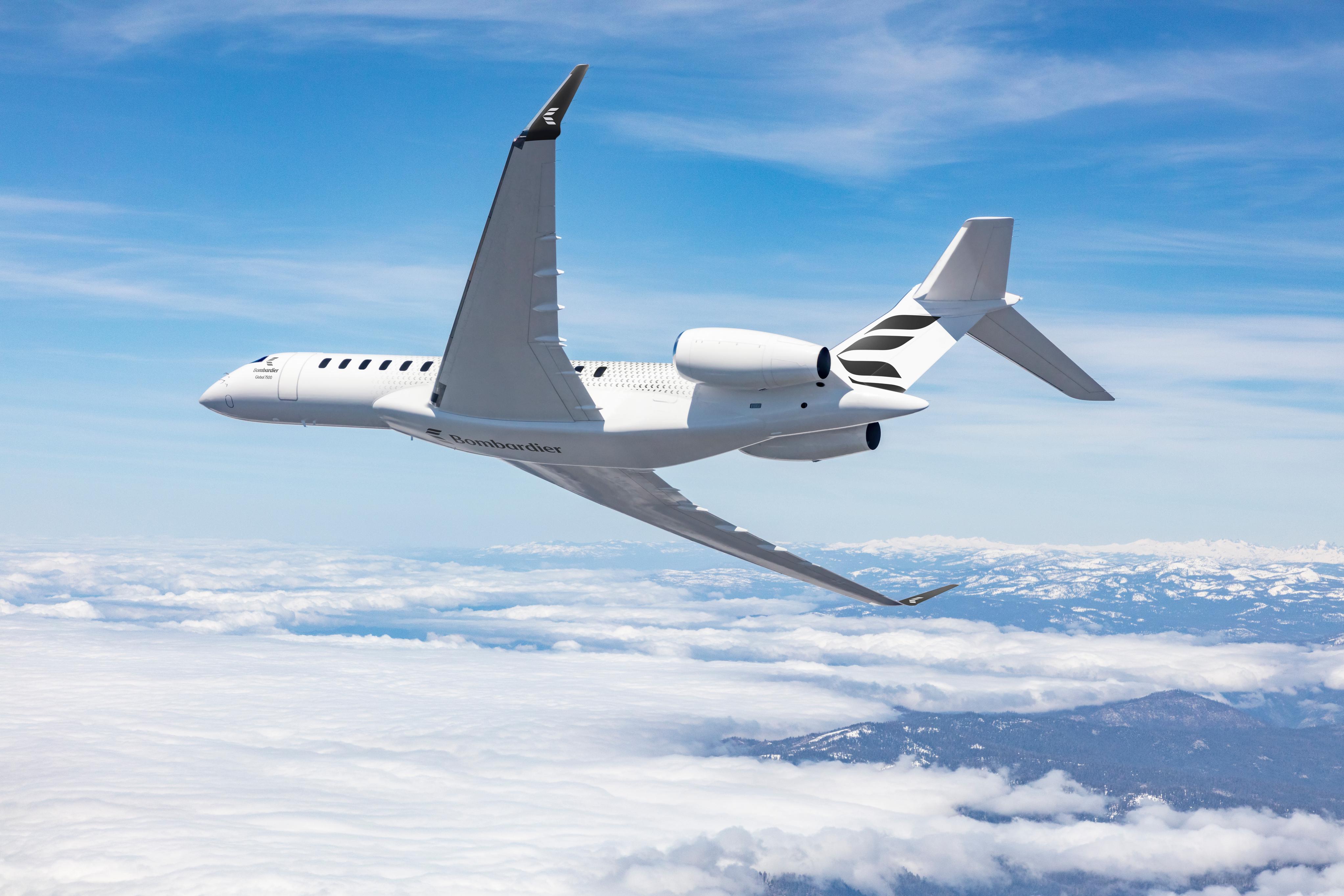 Banco de nubes a bordo Bombardier Global 7500 (1)