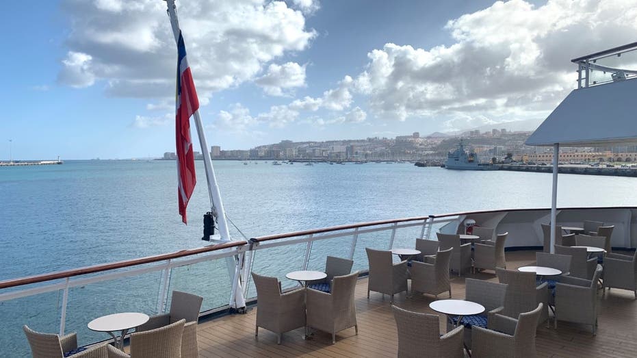 Vista desde la cubierta del crucero