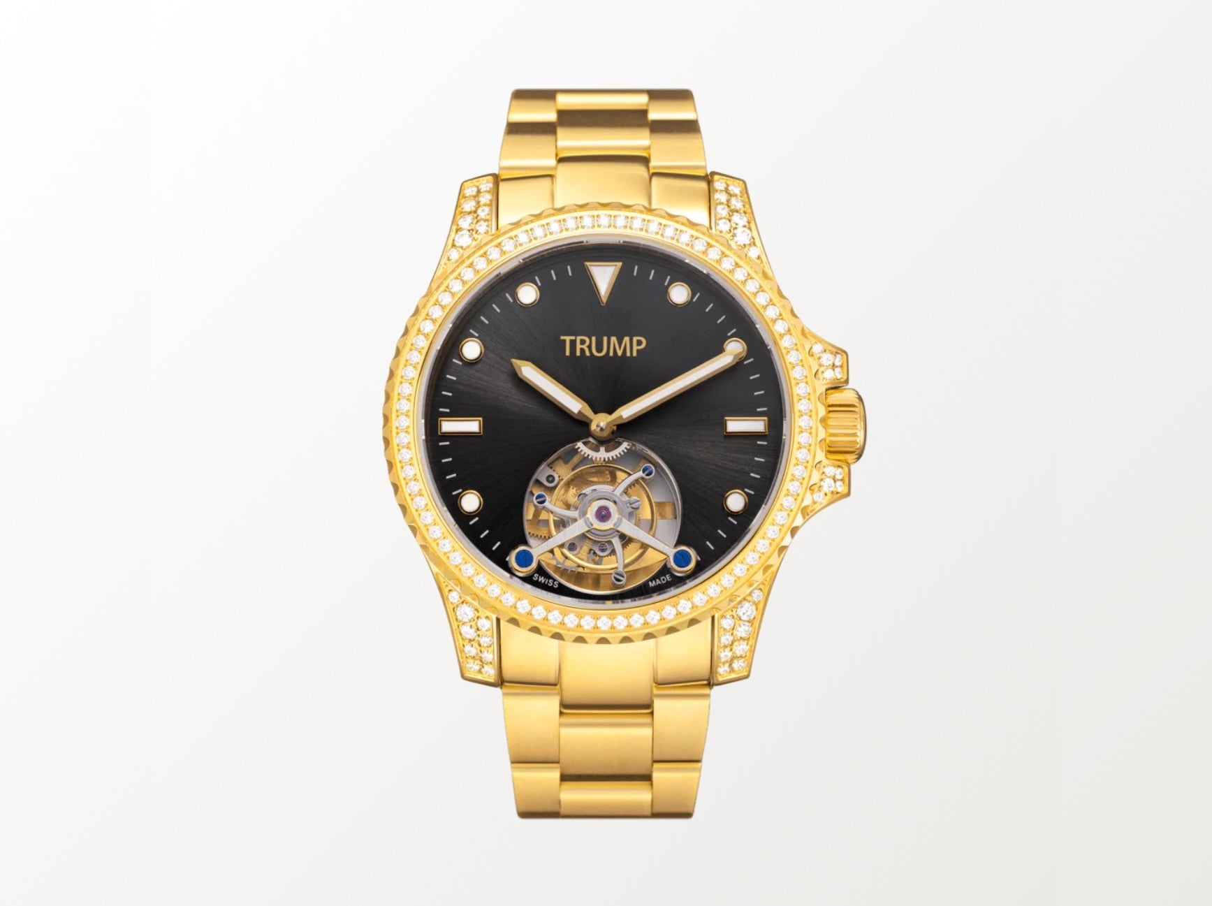 Una captura de pantalla de uno de los relojes de Trump vendido por 100.000 dólares