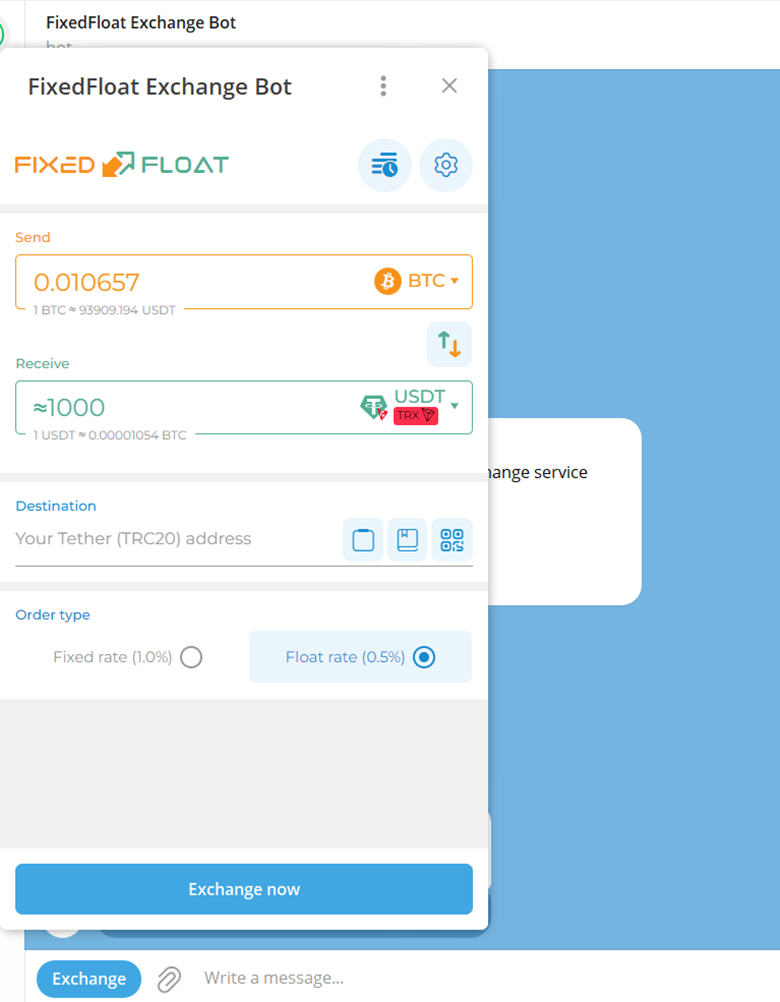 FixFloat lanza FixFloatBot en Telegram para simplificar el comercio de criptomonedas - 2