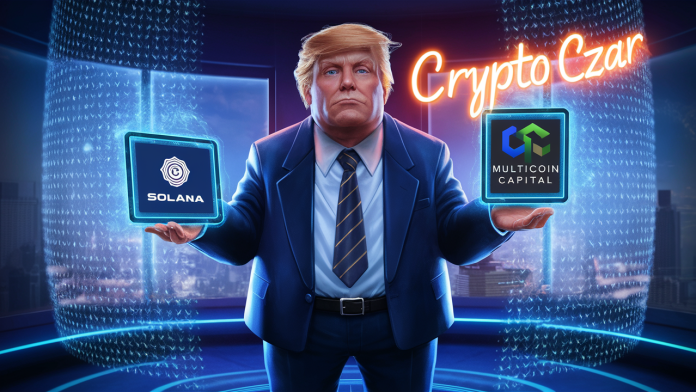 El zar criptográfico de Trump favorece a Solana y Multicoin Capital